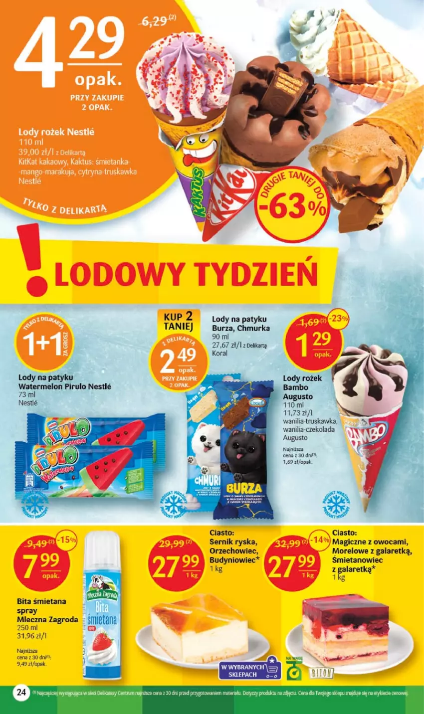 Gazetka promocyjna Delikatesy Centrum - Gazetka DC26 - ważna 06.07 do 12.07.2023 - strona 24 - produkty: Czekolada, Gala, Rum, Ser