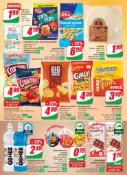 Gazetka promocyjna Dino - Gazetka 1 - Gazetka - ważna od 09.01 do 09.01.2024 - strona 18 - produkty: Cebula, Ser, Orzeszki, Beskidzki, Chipsy, Chrupki, Salsa, Napój izotoniczny, Popcorn, Crunchips, Ferrero, Oshee, Lorenz, Felix, Aksam, Orzeszki ziemne, Napój, Helio, Kinder, Psi Patrol