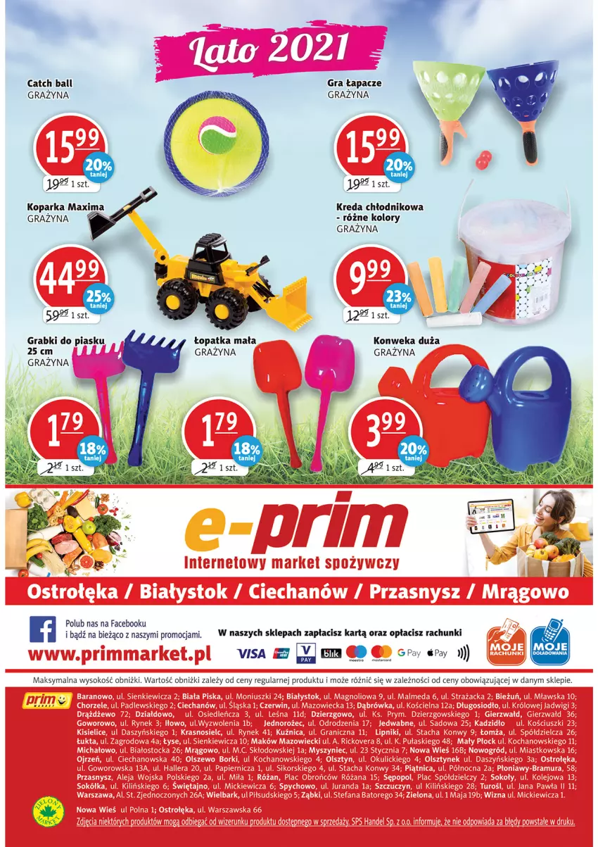 Gazetka promocyjna Prim Market - Gazetka - ważna 15.07 do 21.07.2021 - strona 16 - produkty: Fa, Gra, Parka, Sok