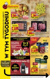 Gazetka promocyjna Biedronka - W tym tygodniu - Gazetka - ważna od 04.09 do 04.09.2021 - strona 1 - produkty: Mięso mielone z szynki, Mięso mielone, Ser, Gra, Podlaski, Czekolada, Wino, Mięso, Jabłka