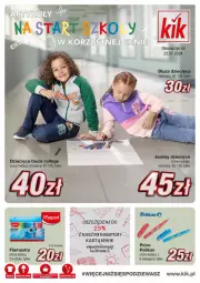 Gazetka promocyjna Kik - Gazetka - ważna od 14.09 do 14.09.2024 - strona 1 - produkty: Flamastry, Dzieci, Bluza