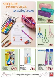 Gazetka promocyjna Kik - Gazetka - ważna od 14.09 do 14.09.2024 - strona 13 - produkty: Noż, Nożyczki, Flamastry, Piórnik