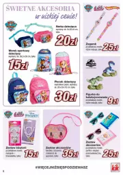 Gazetka promocyjna Kik - Gazetka - ważna od 14.09 do 14.09.2024 - strona 16 - produkty: Zegarek, Torebka, Por, Naszyjnik, Plecak, Sport, Zegar, Dzieci, Bransoletka, Lakier
