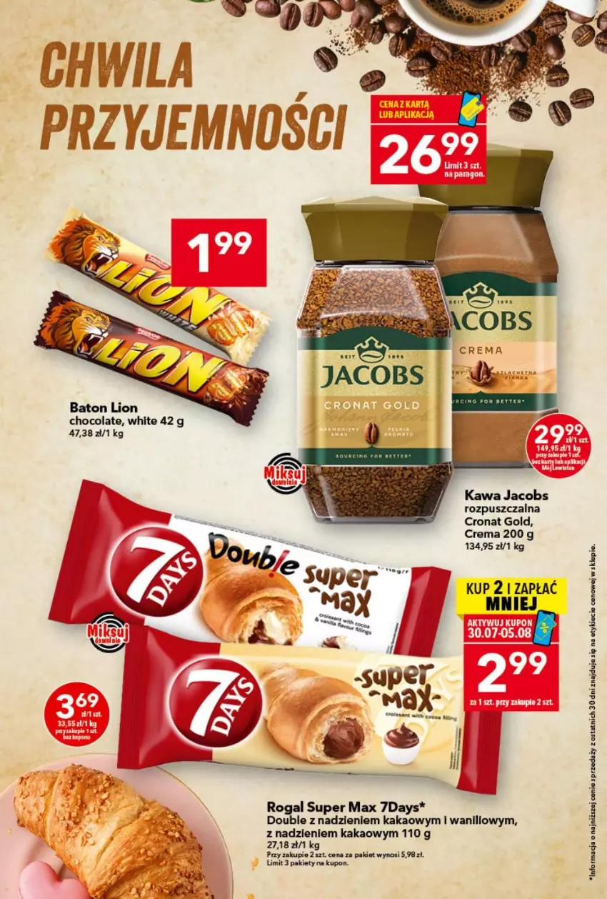 Gazetka promocyjna Lewiatan - Gazetka ogólnopolska - ważna 30.07 do 05.08.2026 - strona 5 - produkty: Kakao, Rogal