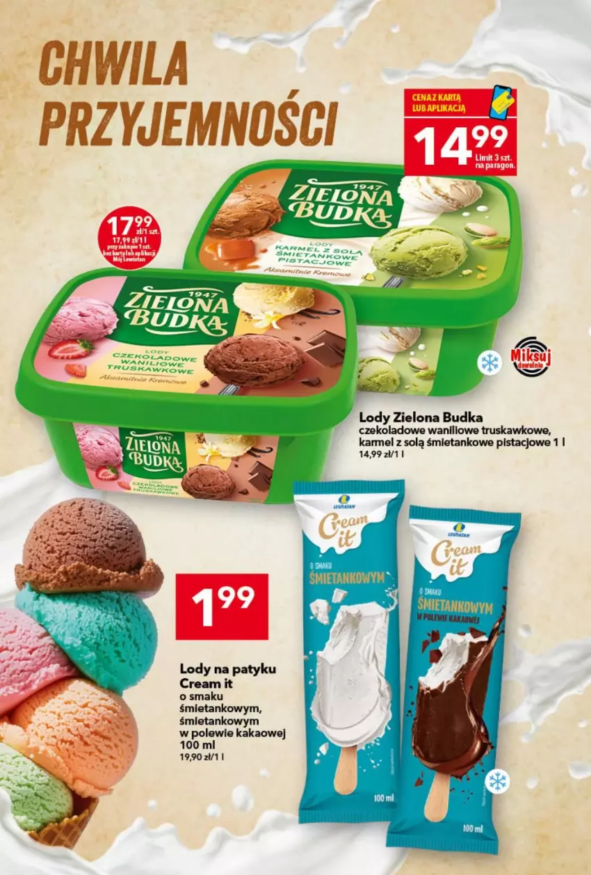 Gazetka promocyjna Lewiatan - Gazetka ogólnopolska - ważna 30.07 do 05.08.2026 - strona 6 - produkty: Kakao, Lody, Zielona Budka