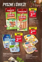 Gazetka promocyjna Lewiatan - Gazetka ogólnopolska - Gazetka - ważna od 05.08 do 05.08.2026 - strona 2 - produkty: Sałatka, Parówki sokoliki, Sos, Sok, Sokołów, Parówki, Sałat, Olej, Lisner