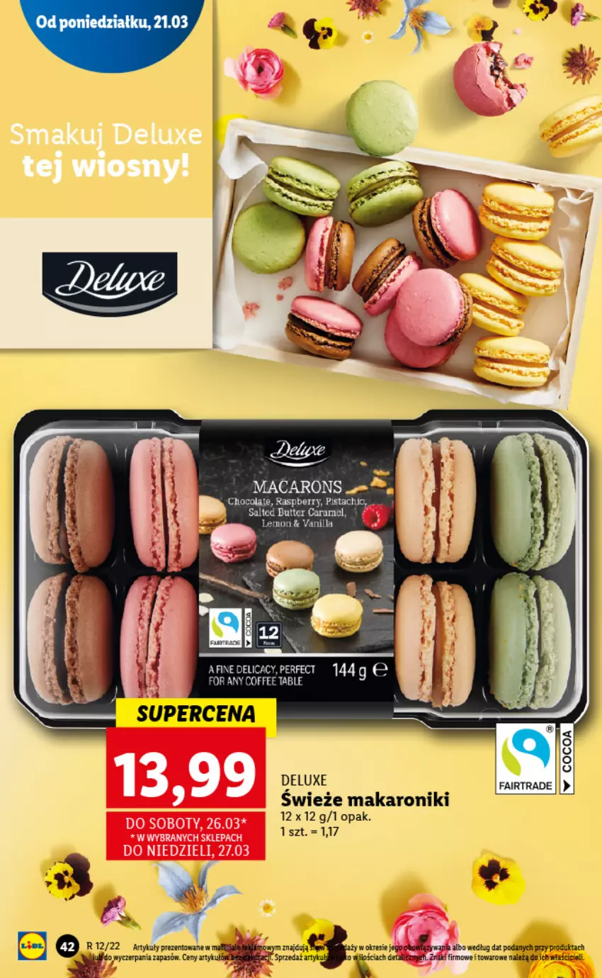 Gazetka promocyjna Lidl - GAZETKA - ważna 21.03 do 23.03.2022 - strona 42 - produkty: Fa, Makaron