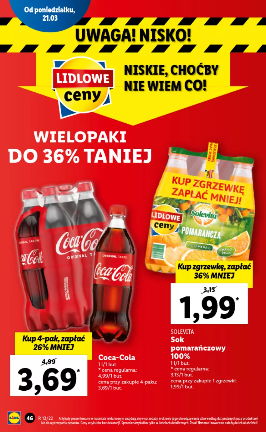 Gazetka promocyjna Lidl - GAZETKA - ważna 21.03 do 23.03.2022 - strona 46 - produkty: Coca-Cola, Waga