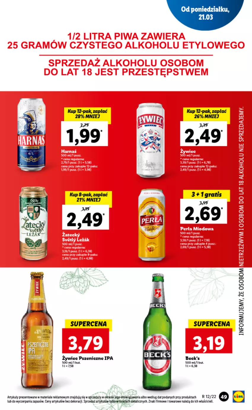 Gazetka promocyjna Lidl - GAZETKA - ważna 21.03 do 23.03.2022 - strona 49 - produkty: Fa, Gra