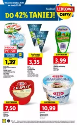 Gazetka promocyjna Lidl - GAZETKA - Gazetka - ważna od 23.03 do 23.03.2022 - strona 20 - produkty: Ser, Twaróg, Piątnica, Mascarpone, Pilos, Twaróg półtłusty