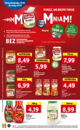 Gazetka promocyjna Lidl - GAZETKA - Gazetka - ważna od 23.03 do 23.03.2022 - strona 56 - produkty: Majonez, Ketchup, Sos, Ser, Jaja, Kotlin, Pudliszki, Flaki, Flaki wołowe, Klopsiki, Fa