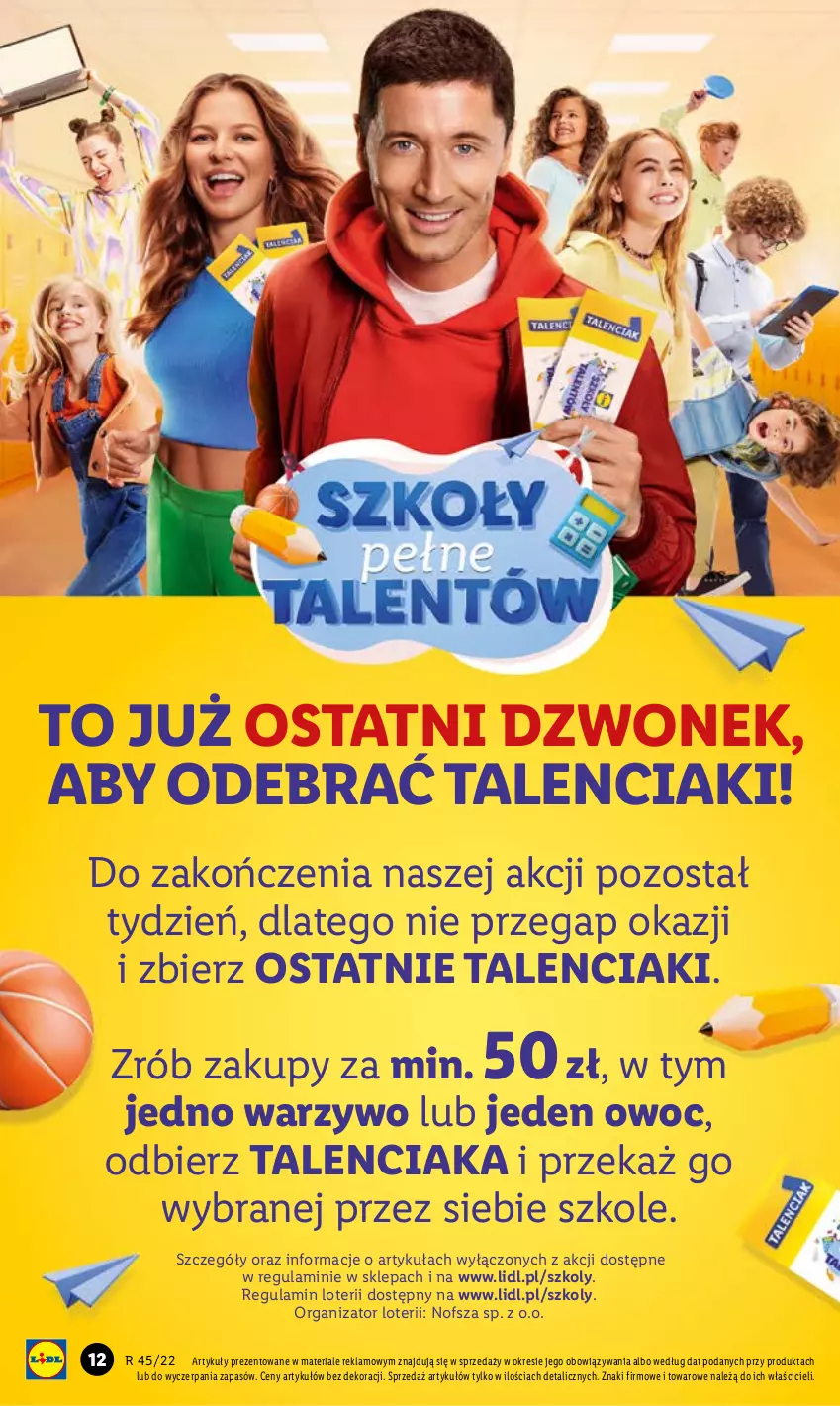 Gazetka promocyjna Lidl - GAZETKA - ważna 07.11 do 09.11.2022 - strona 12 - produkty: Dzwonek