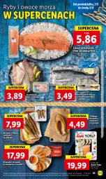 Gazetka promocyjna Lidl - GAZETKA - Gazetka - ważna od 09.11 do 09.11.2022 - strona 33 - produkty: Sos, Pur, Ryby i owoce morza, Tusz, Sushi, Tołpyga, Owoce morza, Krewetki, Owoce, Dorsz