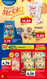 Gazetka promocyjna Lidl - GAZETKA - Gazetka - ważna od 09.11 do 09.11.2022 - strona 46 - produkty: Lubella, Cukier, Bell, Raffaello, Danio, Bella, Psi Patrol, Fa