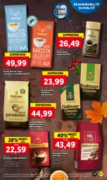 Gazetka promocyjna Lidl - GAZETKA - Gazetka - ważna od 09.11 do 09.11.2022 - strona 51 - produkty: Kawa rozpuszczalna, Kawa ziarnista, Dallmayr, Kawa mielona, Kawa