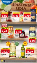 Gazetka promocyjna Lidl - GAZETKA - Gazetka - ważna od 09.11 do 09.11.2022 - strona 58 - produkty: Piec, Sałatka, Buraczki, Krakus, Sos, Sok, Gin, Kuchnia Staropolska, Kuchnia, Sałatka warzywna, Sałat, Pieczarka, Pulpety, Kapustą, Spaghetti, Olej rzepakowy, Oliwa z oliwek, Monini, Pudliszki, Olej, Omega-3, Jabłka, Danie gotowe, Fa, Oliwa