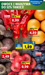 Gazetka promocyjna Lidl - GAZETKA - Gazetka - ważna od 21.09 do 21.09.2022 - strona 15 - produkty: Warzywa, Gra, Papryka słodka, Papryka, Granat, Buraki, Owoce, Grejpfrut