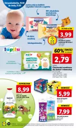 Gazetka promocyjna Lidl - GAZETKA - Gazetka - ważna od 21.09 do 21.09.2022 - strona 46 - produkty: Płyn do kąpieli, Sok, Gra, Papier, Papier toaletowy, Chusteczki, Kula do kąpieli, Dzieci, Flora, Olej, Nawilżany papier