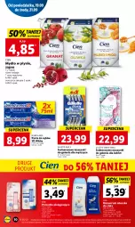 Gazetka promocyjna Lidl - GAZETKA - Gazetka - ważna od 21.09 do 21.09.2022 - strona 52 - produkty: Mydło w płynie, Mleczko do ciała, Pasta do zębów, Venus, Mleczko, Gillette, Mydło, Blend-a-Med