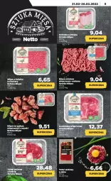 Gazetka promocyjna Netto - Gazetka spożywcza - Gazetka - ważna od 26.02 do 26.02.2022 - strona 5 - produkty: Mięso mielone, Tatar wołowy, Golonka z indyka, Karkówka wieprzowa, Kotlet, Mięso z indyka, Mięso na gulasz, Mięso