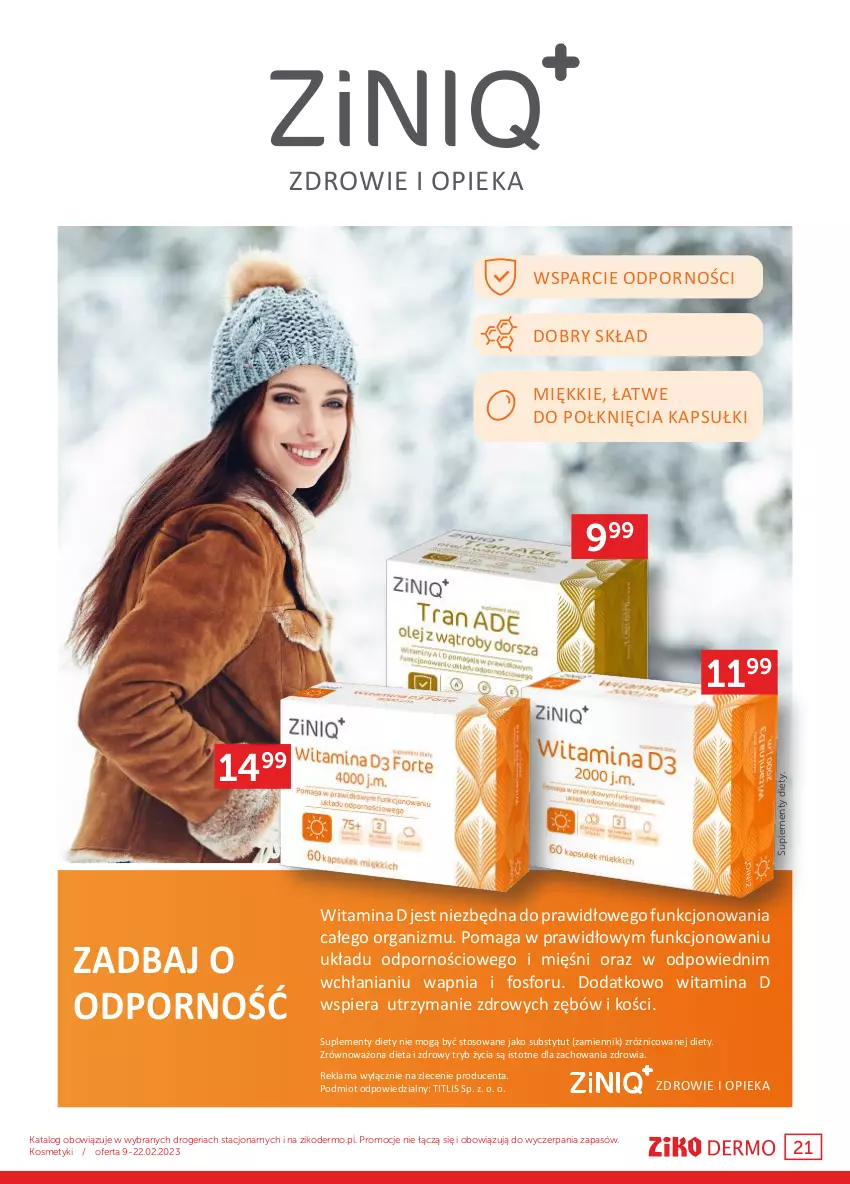Gazetka promocyjna Ziko - Gazetka Ziko Dermo - ważna 09.02 do 22.02.2023 - strona 21 - produkty: Por, Zdrowie