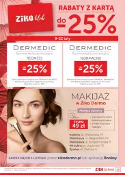 Gazetka promocyjna Ziko - Gazetka Ziko Dermo - Gazetka - ważna od 22.02 do 22.02.2023 - strona 19 - produkty: Makijaż, Ser, Por, Gra, Dermedic, LG
