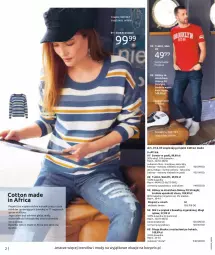 Gazetka promocyjna Bonprix - Wyruszaj naprzeciw przygodzie! - Gazetka - ważna od 08.02 do 08.02.2022 - strona 4 - produkty: Sweter, Sok, Sneakersy, T-shirt, Dżinsy, Wełna, Rolnik