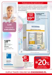 Gazetka promocyjna Ziko - Gazetka Ziko Dermo - Gazetka - ważna od 11.06 do 11.06.2025 - strona 14 - produkty: Piec, Olejek pod prysznic, Top, Bioderma, Kostka myjąca, Dzieci, Olej, Mięta