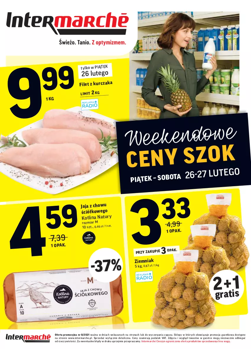 Gazetka promocyjna Intermarche - Okazje tygodnia - ważna 23.02 do 01.03.2021 - strona 40 - produkty: Gra, Jaja, Kotlin, Kurczak