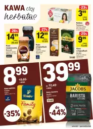 Gazetka promocyjna Intermarche - Okazje tygodnia - Gazetka - ważna od 01.03 do 01.03.2021 - strona 24 - produkty: Tchibo, Nescafé, Kawa rozpuszczalna, Kawa ziarnista, Kawa mielona, Kawa, Teekanne, Jacobs, Herbata, Fa