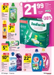 Gazetka promocyjna Intermarche - Okazje tygodnia - Gazetka - ważna od 01.03 do 01.03.2021 - strona 35 - produkty: Ludwik, Tablet, Worki na śmieci, Płyn do płukania, Worki na śmiec, Zmywarki, Sidolux, Pronto, Tabletki do zmywarki, Lenor