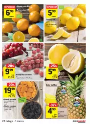 Gazetka promocyjna Intermarche - Okazje tygodnia - Gazetka - ważna od 01.03 do 01.03.2021 - strona 7 - produkty: Morela, Ananas, Siatka, Pomelo, Wino