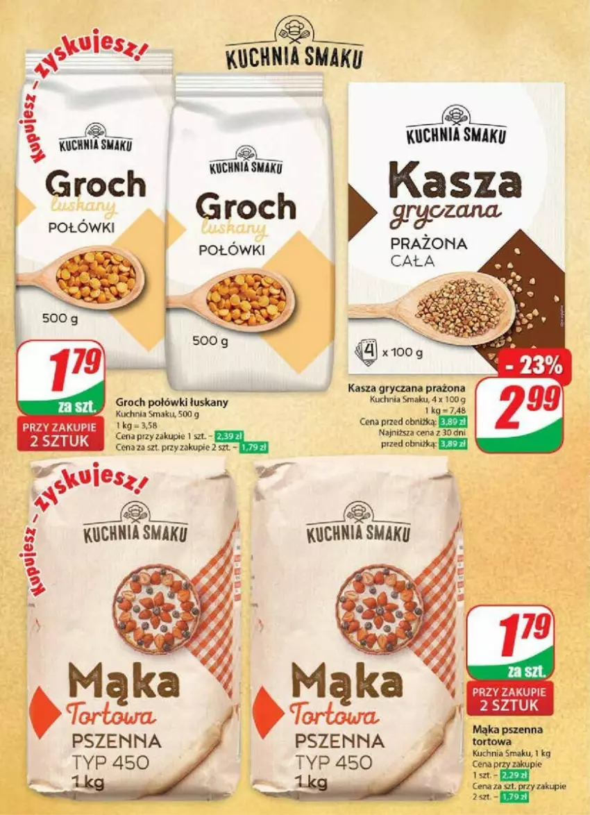 Gazetka promocyjna Dino - ważna 29.05 do 04.06.2024 - strona 13 - produkty: Groch, Gry, Kasza, Kasza gryczana, Koc, Kuchnia, Mąka, Mąka pszenna