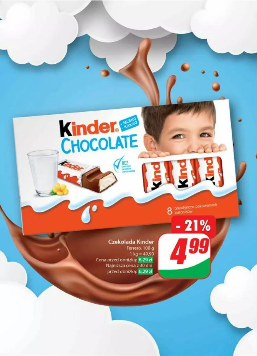 Gazetka promocyjna Dino - ważna 29.05 do 04.06.2024 - strona 34 - produkty: Baton, Czekolada, Ferrero, Kinder, Tonik