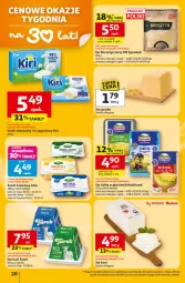 Gazetka promocyjna Auchan - 30 Lat Hipermarket - Gazetka - ważna od 28.01 do 28.01.2026 - strona 20 - produkty: Ser, Bursztyn, Jogurt, Serek, Ser kozi, Hochland, Gouda, Serek naturalny