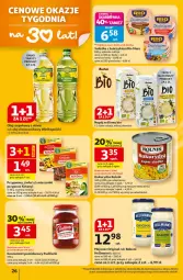Gazetka promocyjna Auchan - 30 Lat Hipermarket - Gazetka - ważna od 28.01 do 28.01.2026 - strona 26 - produkty: Majonez, Sałatka, Koncentrat pomidorowy, Gin, Rio Mare, Napój roślinny, Sałat, Przyprawy, Babuni, Rolnik, Tuńczyk, Olej rzepakowy, Pudliszki, Olej słonecznikowy, Napój, Olej, Kukurydza