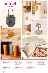 Gazetka promocyjna Auchan - Actuel by Auchan Hipermarkety - Gazetka - ważna od 30.04 do 30.04.2022 - strona 4 - produkty: Szal, Poduszka dekoracyjna, Wazon, Girlanda, Poduszka