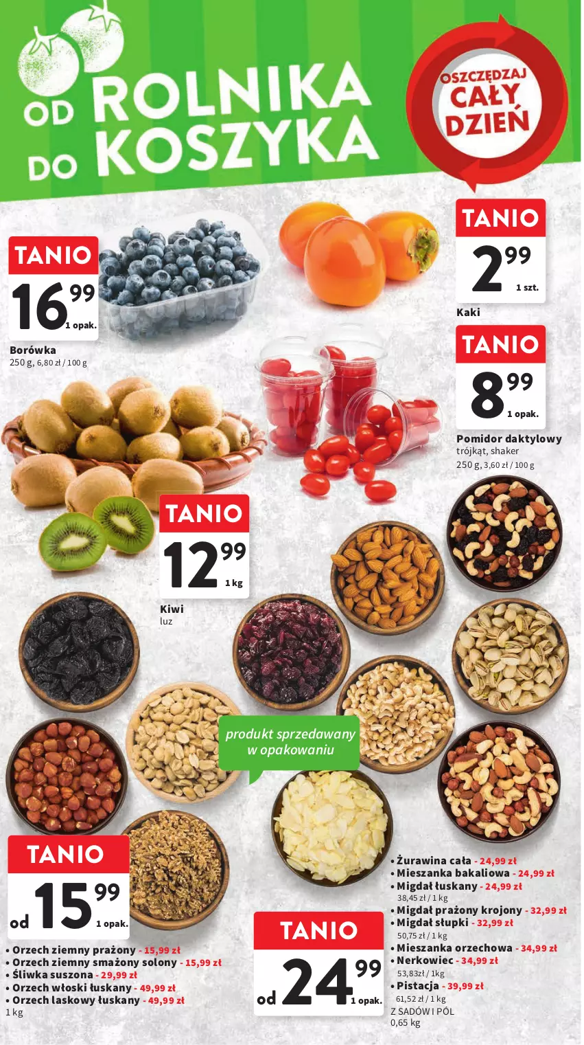 Gazetka promocyjna Intermarche - Gazetka Intermarche - ważna 02.11 do 08.11.2023 - strona 18 - produkty: Borówka, Kaki, Kiwi, Mieszanka bakaliowa, Mieszanka orzechowa