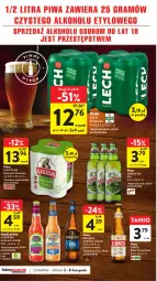 Gazetka promocyjna Intermarche - Gazetka Intermarche - Gazetka - ważna od 08.11 do 08.11.2023 - strona 34 - produkty: Piwo, Książęce, Top, Somersby, Namysłów, Kasztelan, Napój, Lech Premium