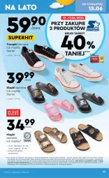 Gazetka promocyjna Biedronka - Gazetka - ważna od 25.06 do 25.06.2023 - strona 43 - produkty: Klapki, Tran, Trampki