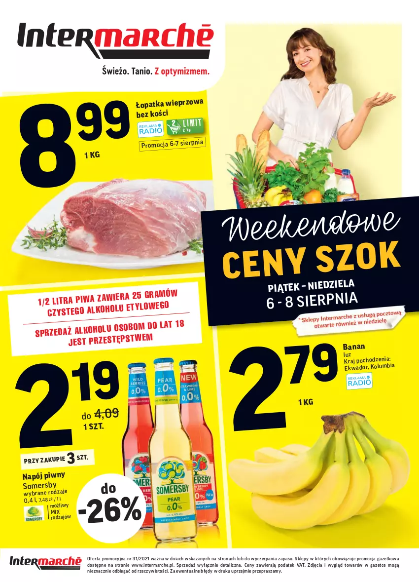 Gazetka promocyjna Intermarche - ważna 03.08 do 09.08.2021 - strona 40 - produkty: Napój, Somersby