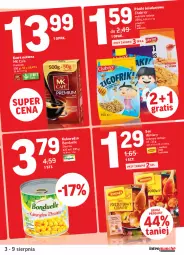 Gazetka promocyjna Intermarche - Gazetka - ważna od 09.08 do 09.08.2021 - strona 3 - produkty: Sos, Chabrior, Bonduelle, Winiary, Kawa mielona, Kawa, Danio