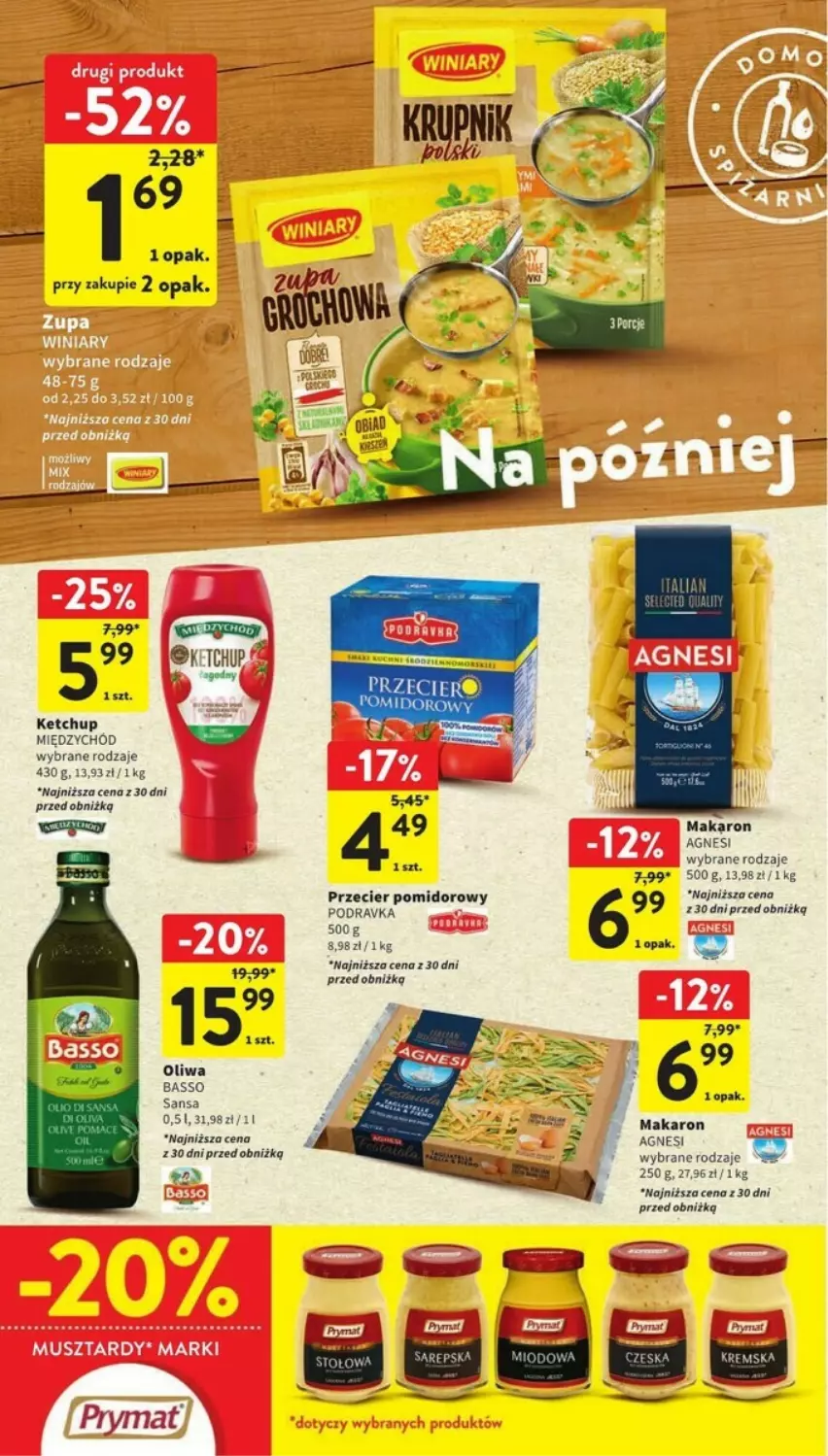Gazetka promocyjna Intermarche - ważna 25.01 do 31.01.2024 - strona 24 - produkty: Ketchup, Makaron, Oliwa, Podravka, Prymat
