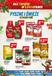 Gazetka promocyjna Lewiatan - Gazetka - ważna od 11.12 do 11.12.2024 - strona 12 - produkty: Ketchup, Sok, Ser, Dżem, Miód, Kotlin, Pudliszki, Pomidory, Herbapol, Kukurydza