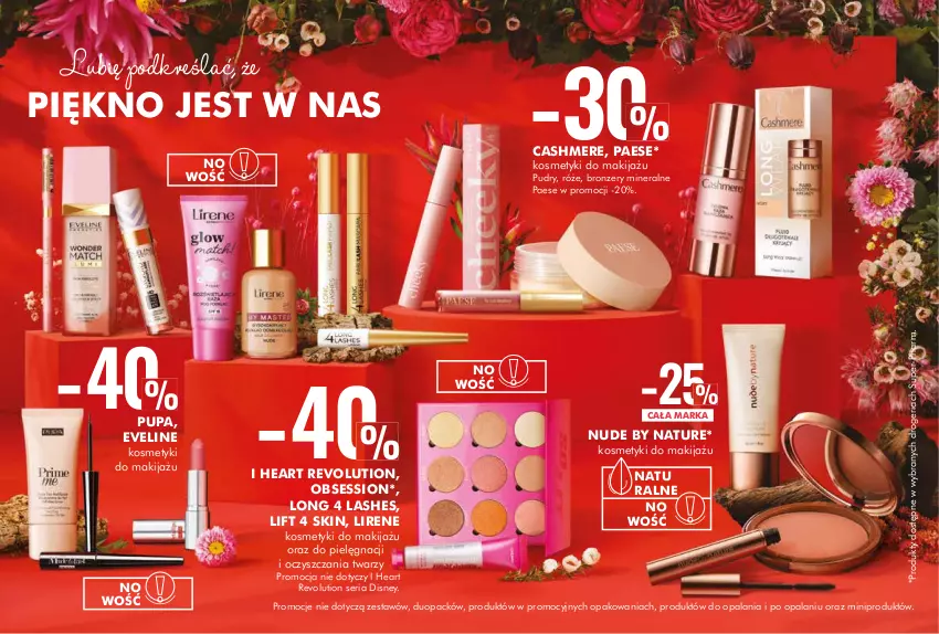 Gazetka promocyjna Super Pharm - Gazetka - ważna 19.09 do 12.10.2022 - strona 11 - produkty: Bronzer, Disney, Eveline, Lirene, Long 4 Lashes, Makijaż, PAESE, Pupa, Ser, SESSIO