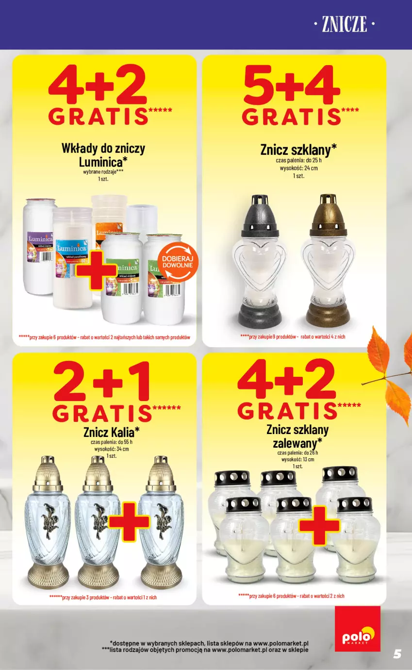 Gazetka promocyjna PoloMarket - Oferta Inspirujący TYDZIEŃ - ważna 07.10 do 13.10.2026 - strona 5 - produkty: Gra, Sok, Znicz