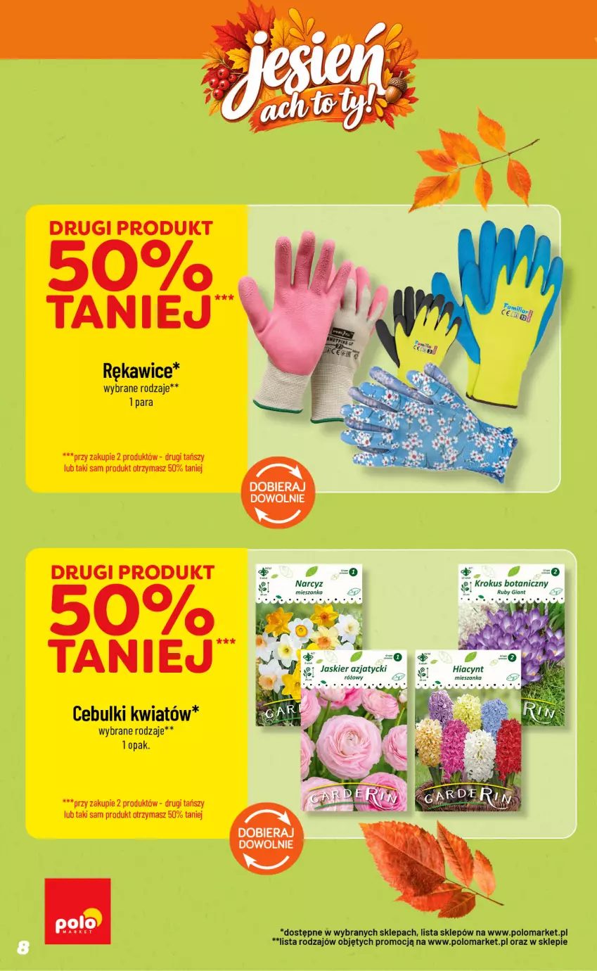 Gazetka promocyjna PoloMarket - Oferta Inspirujący TYDZIEŃ - ważna 07.10 do 13.10.2026 - strona 8 - produkty: Krokus, Narcyz, Rękawice