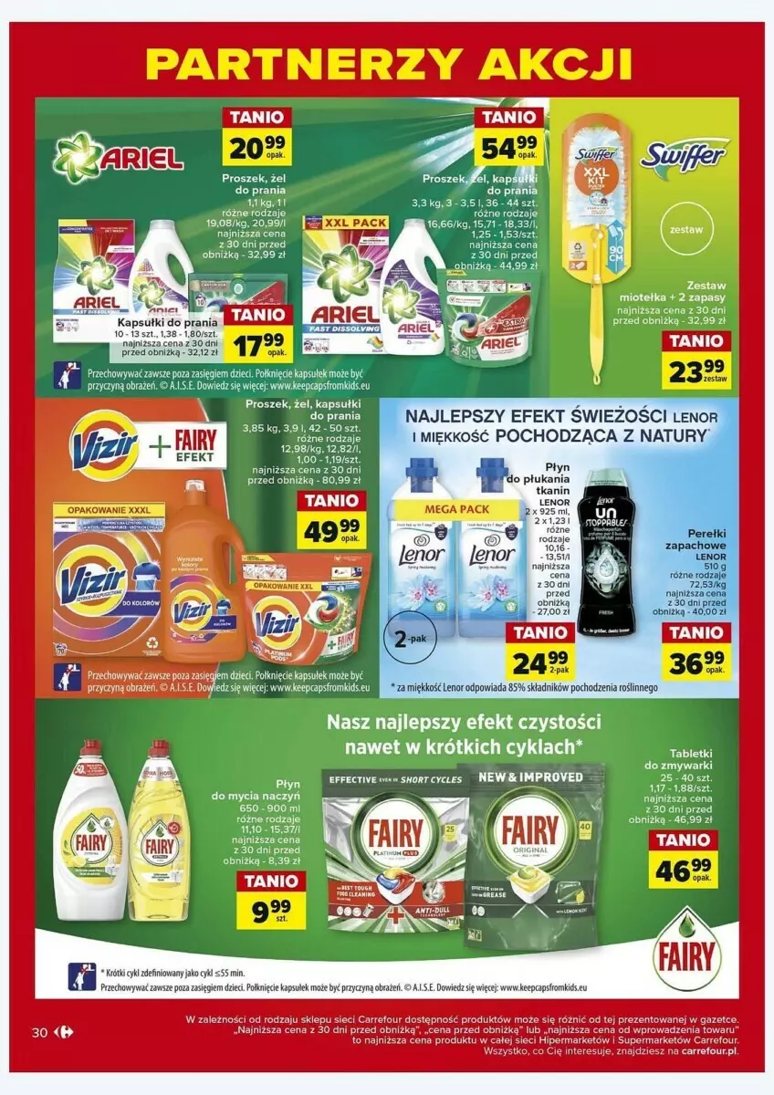 Gazetka promocyjna Carrefour - ważna 06.02 do 17.02.2024 - strona 24 - produkty: Dzieci, Lenor