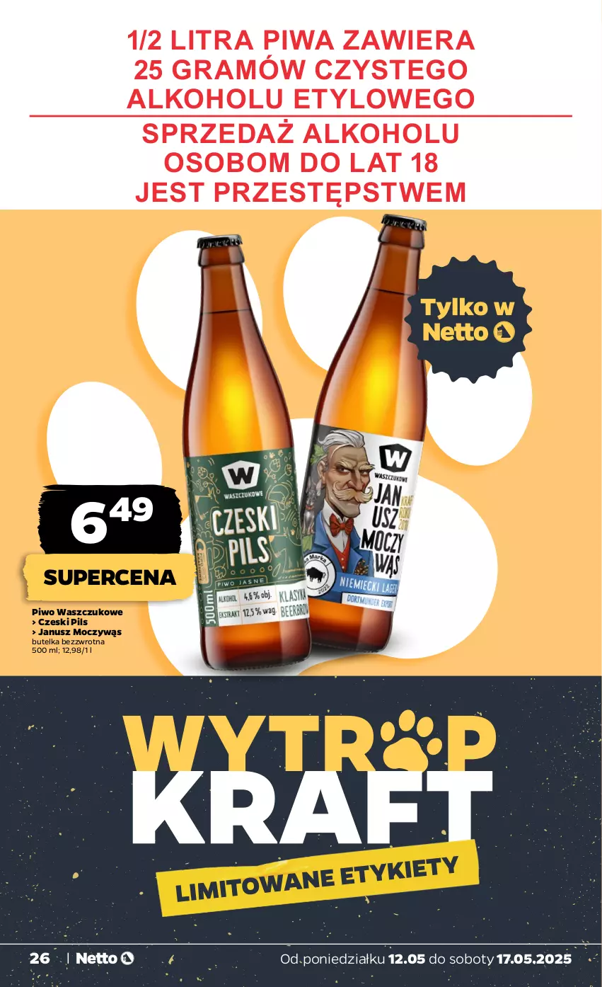 Gazetka promocyjna Netto - Od Poniedziałku - ważna 12.05 do 17.05.2025 - strona 26 - produkty: Gra, Piwa, Piwo