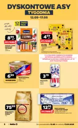 Gazetka promocyjna Netto - Od Poniedziałku - Gazetka - ważna od 17.05 do 17.05.2025 - strona 2 - produkty: Piwa, Piwo, Krakus, Ser, Por, Gra, Papier, Kawa ziarnista, Parówki, Parówki z szynki, Kawa, Radamer, Papier toaletowy, Tarczyński, Lavazza, Fa